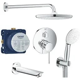 Душевая система скрытого монтажа Grohe Essence из Tempesta 250 с изливом хром UA26417SC1, Хром