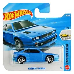 Базовая машинка Hot Wheels Factory Fresh Maserati Shamal голубая (5785) JJH92-N521