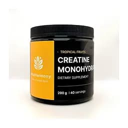 Креатин Creatine Monohydrate 200 г Тропічні фрукти VitalHarmony fit0026153