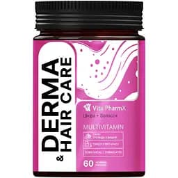 Вітамінно-мінеральний комплекс Vita PharmX Derma & Hair Care 60 жувальних пастилок