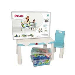 Детский набор "Играем и учимся" Doloni 04660/7 в наборе стол, стул, конструктор