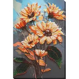 Набір для вишивання бісером "Дарунок сонця" Abris Art AB-919 на натуральному холсті