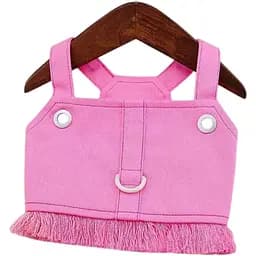 Сарафан Ginger хлопок с бахромой M ОГ-40 Д-30 см розовый (35194)