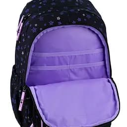 Рюкзак GoPack Education 120M-1 Stars Чорно-фіолетовий (GO26-120M-1) - мініатюра 12