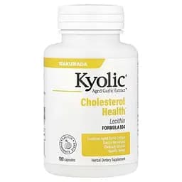 Екстракт часнику з лецитином Kyolic Aged Garlic Extract with Lecithin Cholesterol Formula 104 100 капсул