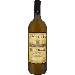 Вино Массандра Пино Блан Дель Мар белое полусладкое 0.75 л