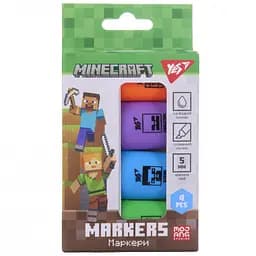 Маркер текстовый Yes Minecraft 4 шт. (391095)