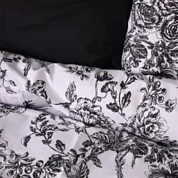 Пододеяльник MirSon Ranforce Elite 17-4840 Deborah 200 x 220 см черно-белый (2200009579486)