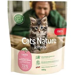 Сухой корм Mera Cats Nature Kitten Salmon (Lachs) с лососем для котят всех пород 400 г