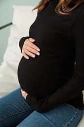 Гольф для вагітних та годуючих Dublin L (46) Lullababe Чорний - мініатюра 5