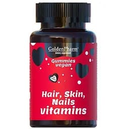 Витамины и минералы Golden Pharm Hair Skin Nails Vitamins, 60 желейок