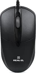 Миша REAL-EL RM-211 USB black