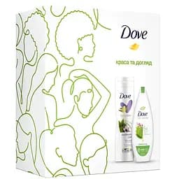 Подарунковий набір Dove Краса та догляд: Крем-гель для душу 225 мл + Лосьйон для тіла 250 мл
