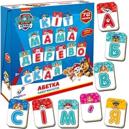 Набір магнітів Magdum Paw Patrol Щенячий патруль Абетка (ML4034-12)
