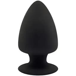 Анальна пробка SilexD (Model 1 size M) двошаровий силікон + Silexpan діаметр 6.2 см