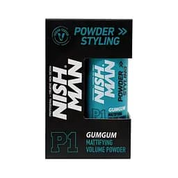 Пудра для укладки волос Nishman Matte Finish Volume Powder P1 Gum Gum 20 г
