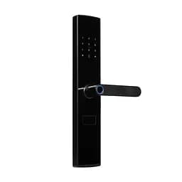 Замок біометричний автономний Trinix TRL-7704WF Black L/R з Wi-Fi, зчитувачем відбитків пальців і карт Mifare (65-00085) - мініатюра 2