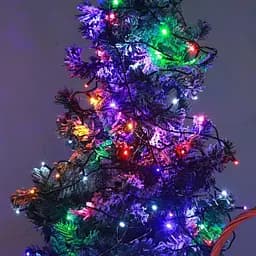 Гірлянда світлодіодна від мережі із чорним проводом Y25-02 19601 3.5 м 100 LED мультиколор - мініатюра 4