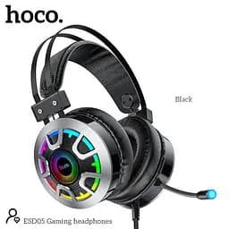 Навушники Hoco Gaming LED headphones Hi-Res ESD05 - мініатюра 8