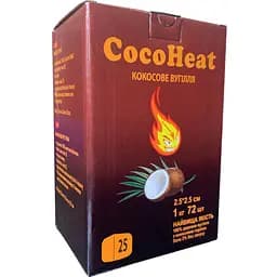 Уголь кокосовый Coco Heat 1кг