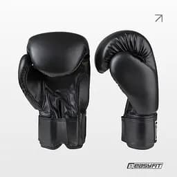 Боксерські рукавички Everlast 10 унцій (10 oz) чорні - мініатюра 3