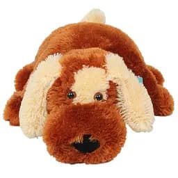 Подушка Alina собачка Шарик 55 см коричневая