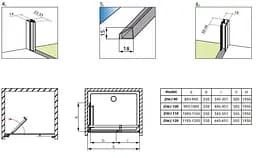 Душові двері Radaway Carena DWJ 120 см 34332-01-01NL - мініатюра 5