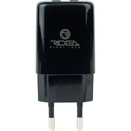 Сетевое зарядное устройство Ridea RW-21011 Element Duo Fast Charging 2.1 A Black