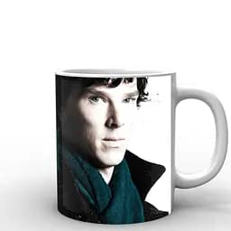 Кухоль GeekLand Шерлок Холмс Sherlock Benedict Cumberbatch SH.002.18 330 мл білий