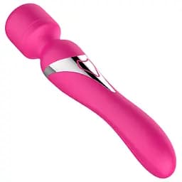 Вибромассажер Silicone Dual Massager Pulsator USB 7+7 Function Red Boss Series 63-00011 100121