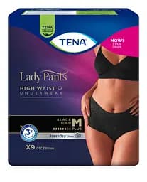 Урологічні труси для жінок Tena Lady Pants Plus Black M 9 шт. - мініатюра 2