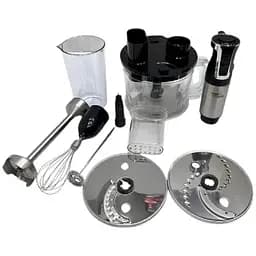 Блендер Zepline ZP-797 набір міні-комбайн міксер подрібнювач 1500 Вт чорний