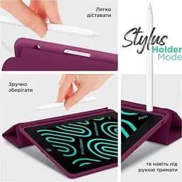 Чохол-книжка ArmorStandart Smart Fold Pen для Xiaomi Pad 7 / 7 Pro Plum (ARM82424) [126359] - мініатюра 4