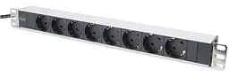 Устройство распределения электропитания 1U 8xSchuko 16A 250V вилка Schuko Digitus osv0002149