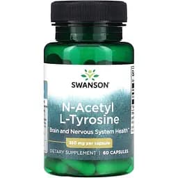 Аминокислота Swanson N-Acetyl L-Tyrosine 350 mg 60 капсул