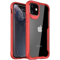 Чохол-накладка iPaky Survival TPU Frame Injected Anti-Scratch PC Case Apple iPhone 11 Red