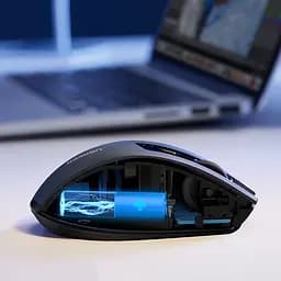 Мишка UGREEN 2.4GHz MU006, бездротова, Bluetooth, 4000dpi., 4кн.,Silence Design, Сіра - мініатюра 4
