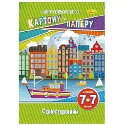 Набір кольорового паперу та картону АП-1301 Різнокольоровий (2000990684066)(SC)