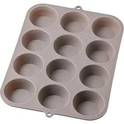 Форма для запекания Krauff Smart Сhef силиконовая с металлической дужкой на 12 форм 35.8х24.7х2.8 см (29-298-035)