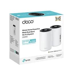 TP-Link Система WiFi-Mesh Deco PX10 AX1500, 3xGE LAN/WAN, 2 моди, Powerline AV1000 - мініатюра 10