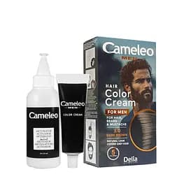 Краска для бороды, усов Delia Cameleo Men 3.0 Темно-коричневая, 30 мл
