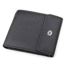 Гаманець ST Leather 18313 (ST155) чорний шкіряний