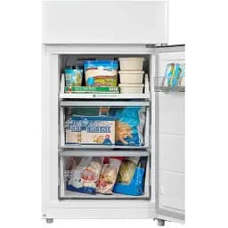Холодильник Midea MDRB470MGF01O білий дисплей - мініатюра 7