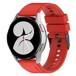 Ремінець для Samsung Galaxy Watch 5 40mm - червоний ширина кріплення 20мм силікон Watchbands GT (W45-2WB86597936) - мініатюра 2
