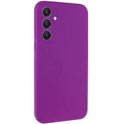 Чохол Silicone Cover Lakshmi Full Camera (AAA) для Samsung Galaxy A56 5G Сливовий / Purple