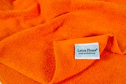 Рушник Lotus Home - Hotel Basic помаранчевий 50x90 (16/1) 450 г/м² - мініатюра 4