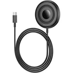 Бездротовий зарядний пристрій Hoco CW61 Phantom magnetic wireless fast charger with digital display Чорний