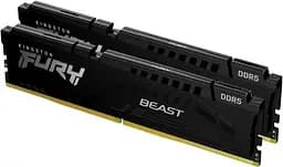 Модуль пам'яті DDR5 2x32GB/6000 Kingston Fury Beast Black (KF560C36BBEK2-64) - мініатюра 2
