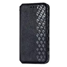 Чохол-книжка GETMAN Cubic Cover Case для Xiaomi Redmi Note 9 5G/ Note 9T (Black) [69788]