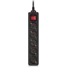 Мережевий фільтр живлення REAL-EL RS-PROTECT M 10m, black (EL122300037)